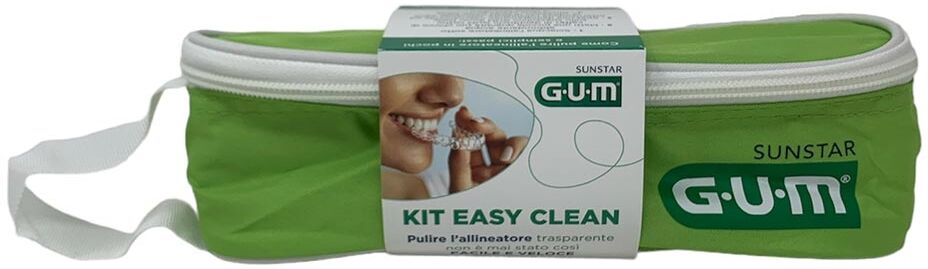 Gum Easy Clean Kit Pulizia Allineatori Spazzolino a batteria + Dentifricio