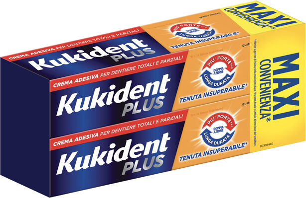 Procter & Gamble Srl Kukident Plus Doppia Az 2x65g