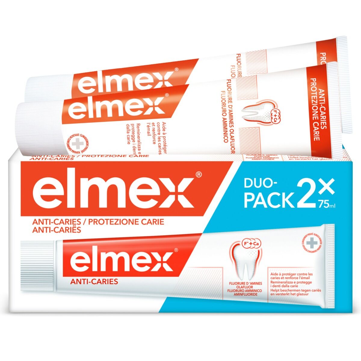 Elmex Protezione Carie Dentifricio 2x75 ml