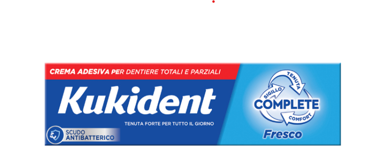 Kukident Fresco Crema Adesiva Dentiere 40 g