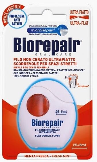 biorepair filo interdentale non cerato ultrapiatto