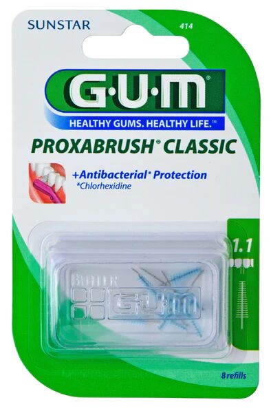 GUM Proxabrush Classic Scovolino 1,1 Mm 8 Pezzi