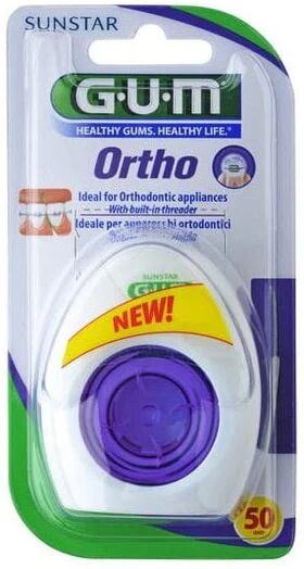 GUM Ortho Floss 3220 50 Fili Interdentali