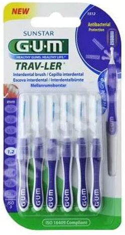 GUM Travler Scovolino 1,2 Mm 1512 6 Pezzi