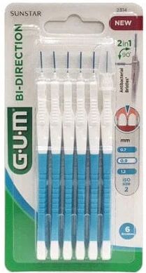 GUM Bi-direction Scovolino Microfine 6 Pezzi