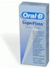 PROCTER & GAMBLE SRL FILO INTERDENTALE ORAL B SUPERFLOSS ESTREMITA' RIGIDA + FILO SPUGNOSO + FILO STANDARD 50 PEZZI PRETAGLIATI