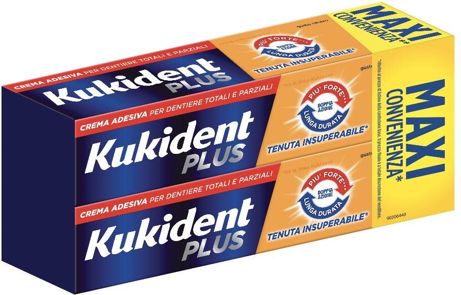 Procter & Gamble Srl Kukident Plus Doppia Az 2x65g