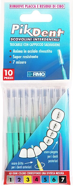 FIMO Srl PIKDENT Scov.6 Verde 1mm 10pz