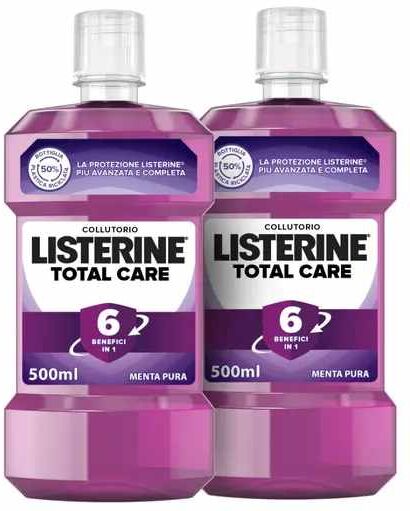 Listerine Total Care Collutorio 2x500ml