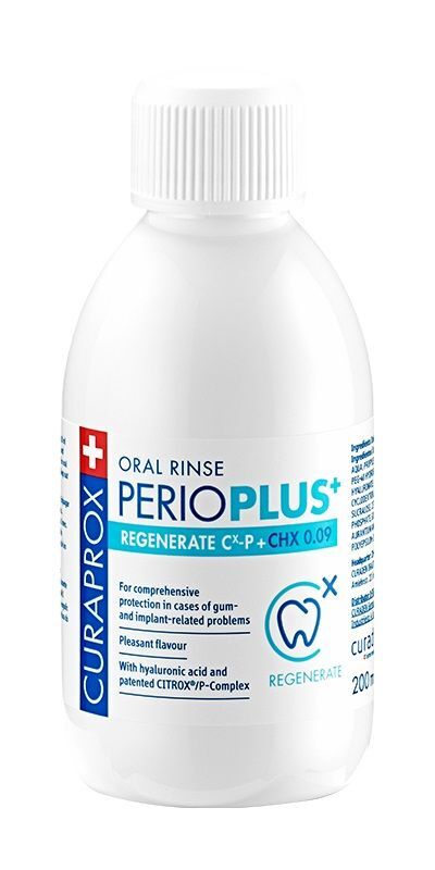 Curaprox Perioplus+ Regenerate Chx 0,09% Collutorio 200ml