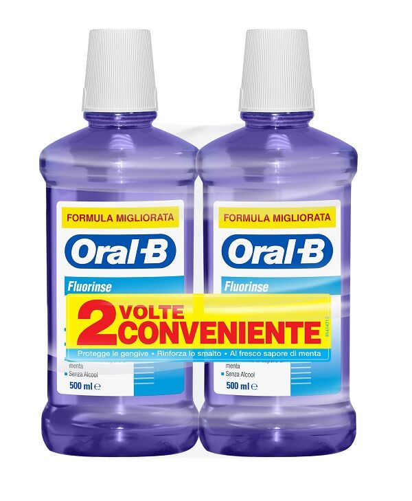 Oral-b Fluorisense Collutorio Anti Carie 2x500ml