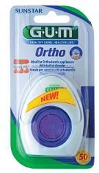 Gum Ortho Floss Filo Interdentale Spugnoso 50 Pezzi