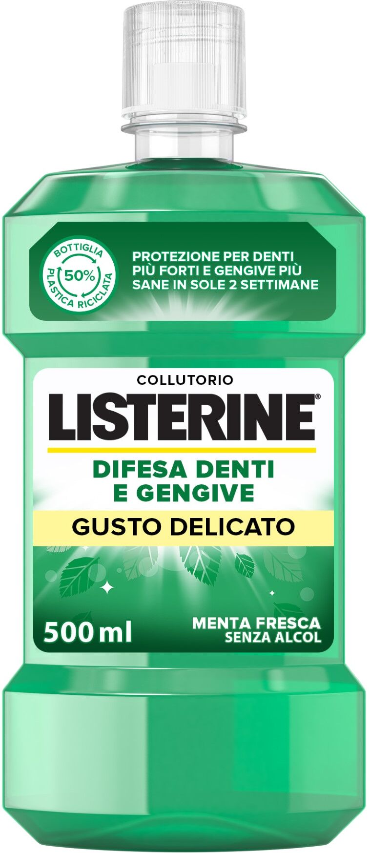 Listerine Difesa Denti E Gengive Collutorio Tripla Azione 500ml