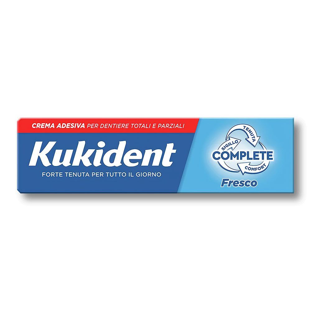 Kukident Complete Fresco Crema Adesiva Dentiere 40g
