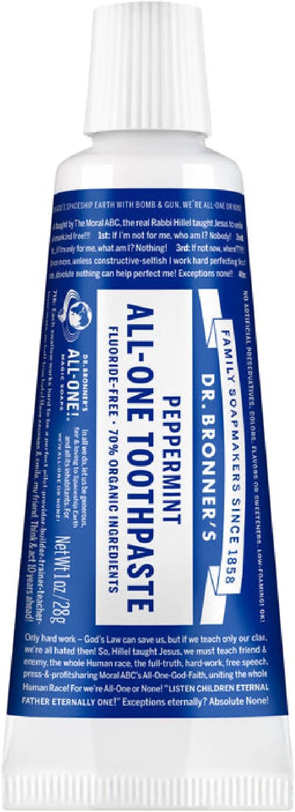 Dr. Bronner's Toothpaste Peppermint 28g