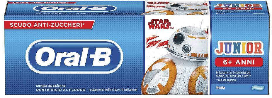 PROCTER & GAMBLE SRL Dentifricio Oral-B Junior A Partire Da 6 Anni Star Wars 75 ml