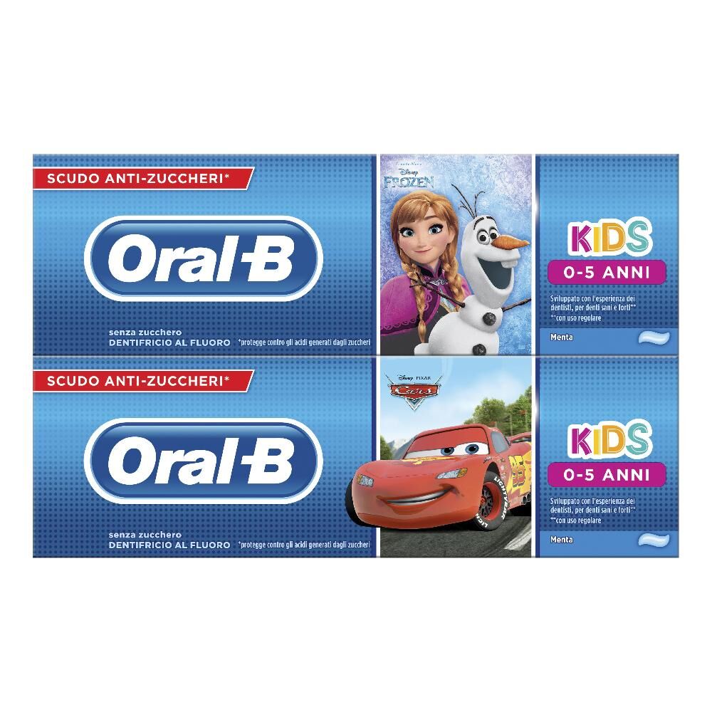 PROCTER & GAMBLE SRL Oral-b Dentifricio Frozen and Cars Per Bambini (0-5)  1 pezzo 75ml