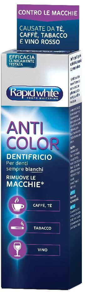 Bionike Rapid White Dentifricio Anticolor Sbiancante per Denti 75ml