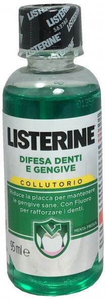 Listerine Linea Igiene Orale Colluttorio Difesa denti e gengive 95 Ml