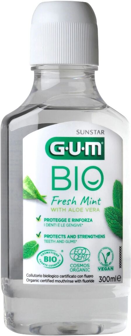 Gum Bio Collutorio con Fluoro per l'Igiene Orale 300 ml