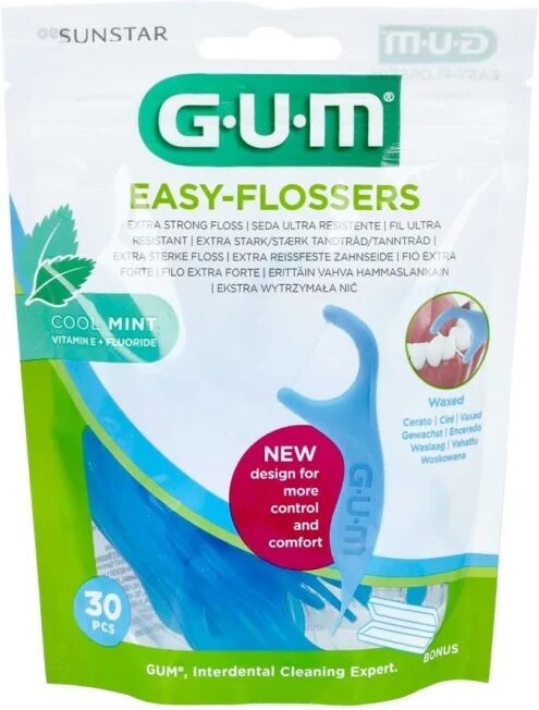 Gum Sunstar Easy Flossers Forcella 30 pezzi