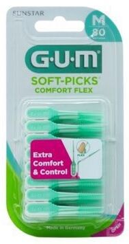 Gum Soft Picks Regular Scovolini Gomma Cool Mint 80 pezzi