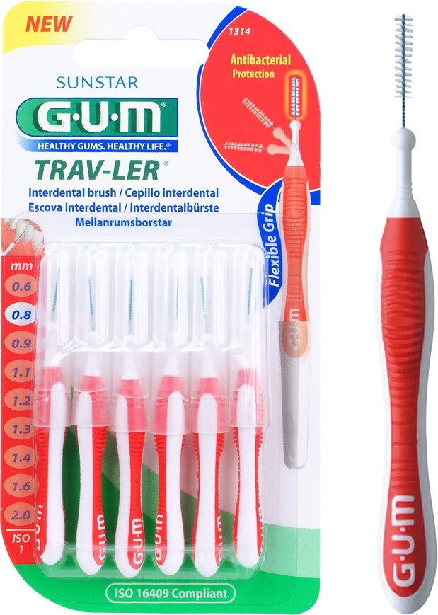 Gum Sunstar Trav-Ler 0,8 mm Scovolino