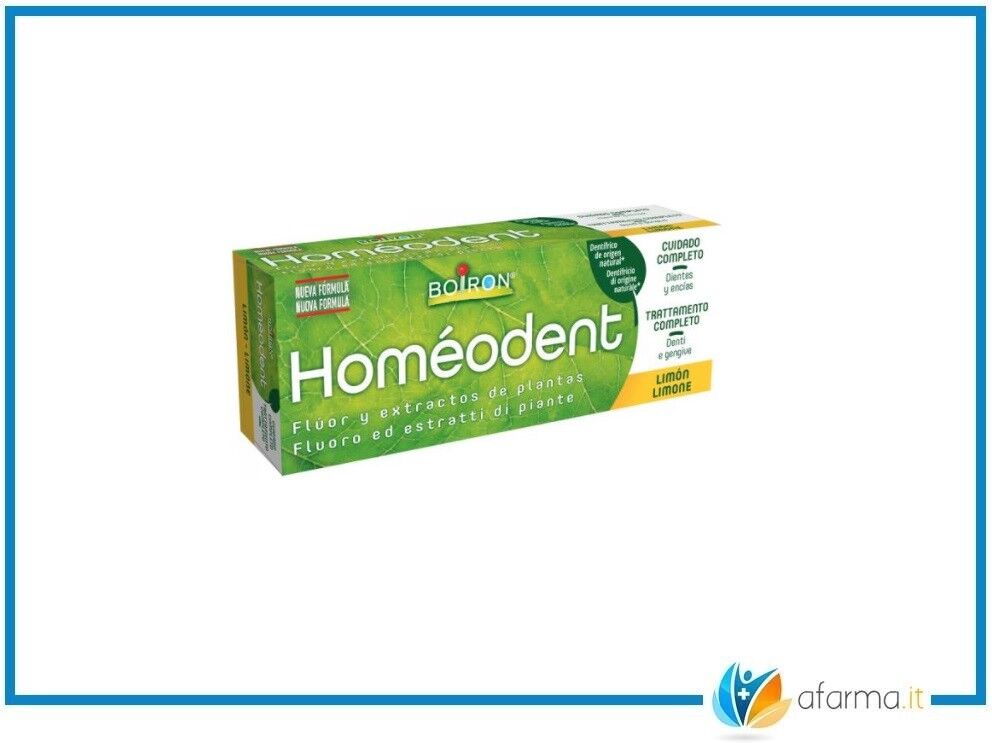 Boiron Homeodent dentifricio limone nuova formula