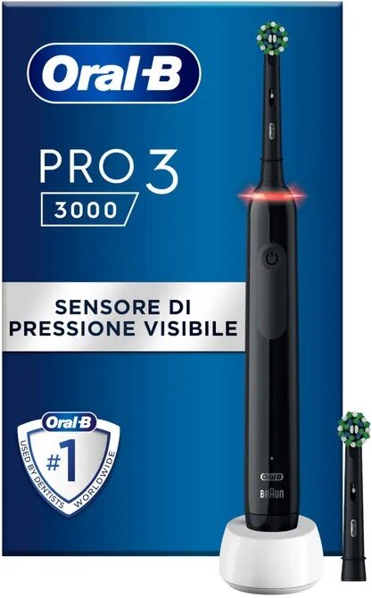 procter_gamble Oralb Pro3 Spazzolino Elettrico ricaricabile con 2 Testine