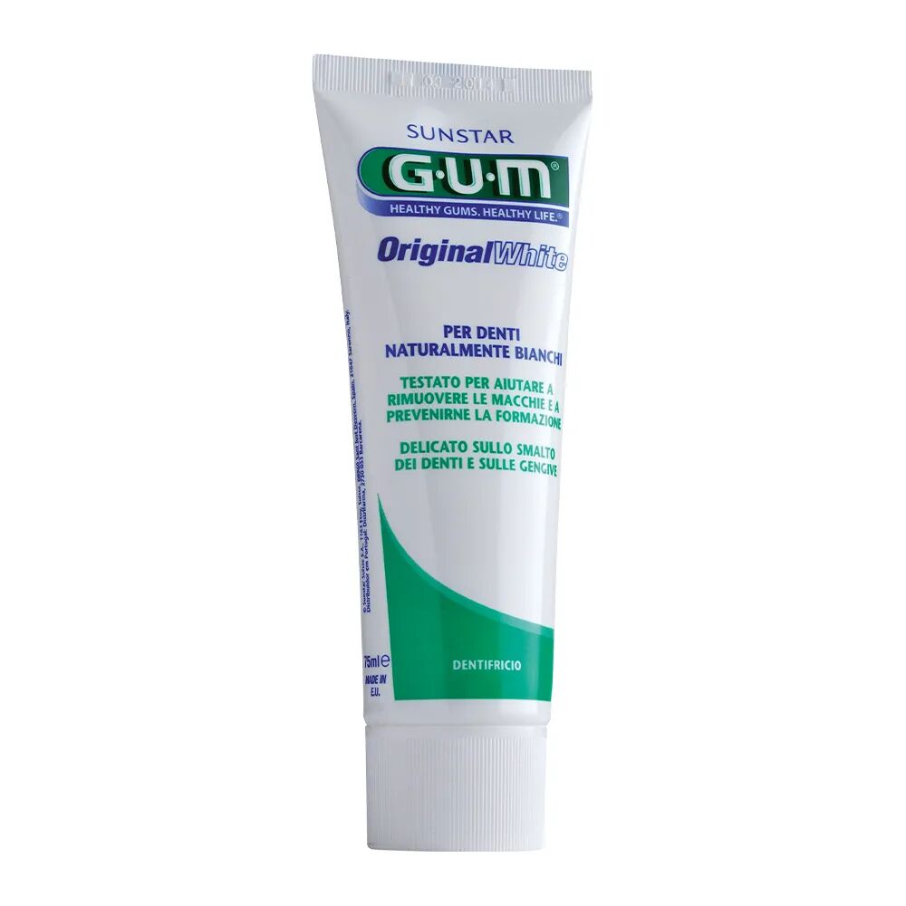 gum original white dentifricio sbiancante 75 ml