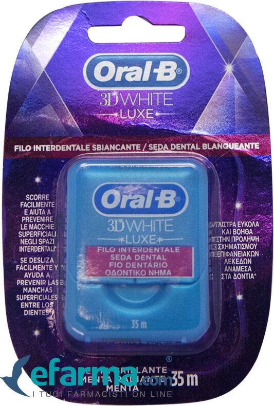 Oral-B 3D White Luxe Filo Interdentale 35 m