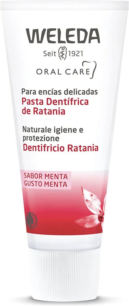 Weleda Ratania Pasta Dentifricia Gusto Menta 75 ml