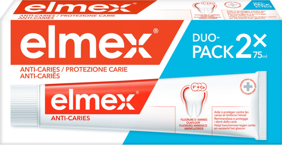 Elmex Protezione Carie Dentifricio 2x75 ml