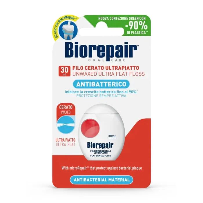 biorepair filo interdentale cerato ultra-piatto 1 pezzo