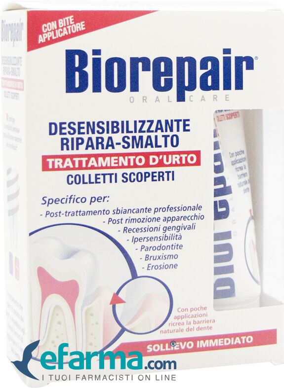 Biorepair Trattamento Desensibilizzante Ripara Smalto 50 ml + bite applicatore