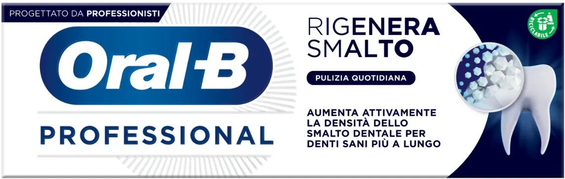 Oral-B Dentifricio Professional Rigenera Smalto Pulizia Quotidiana 75ml