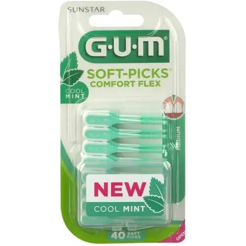 Gum Soft Pick Mint Scovolino 40 Pezzi