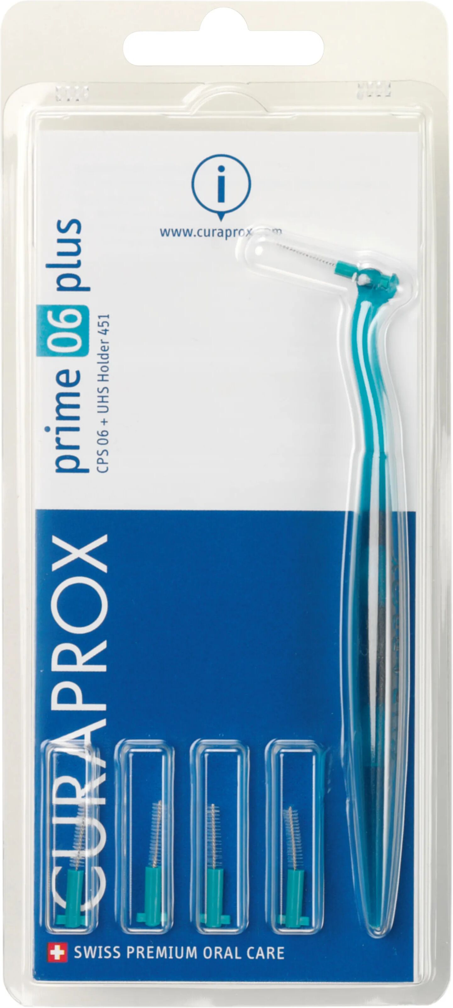 Curaprox Prime Plus 06 Turchese Scovolino Interdentale 5 Pezzi