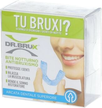 Dr. Brux Bite Dentale Arcata Superiore Trasparente