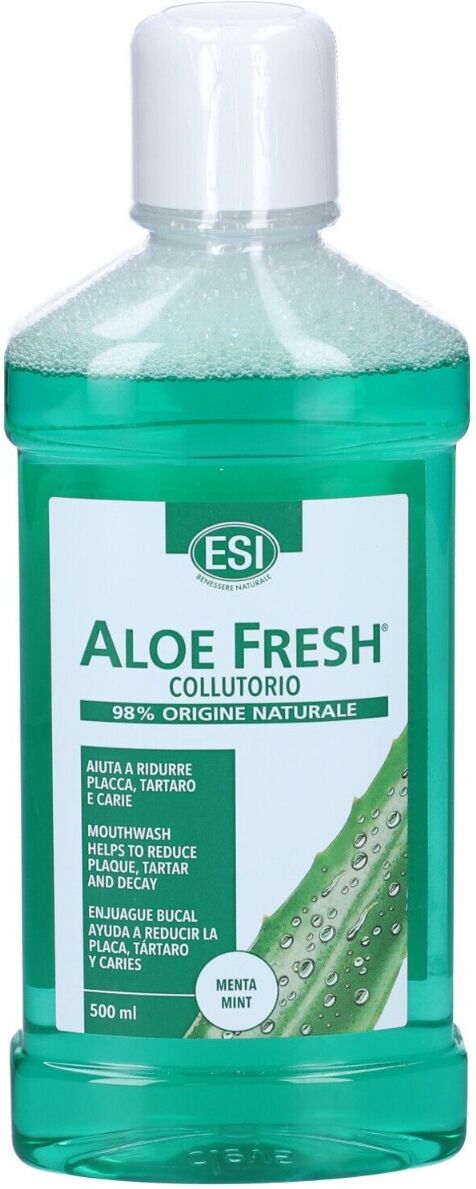 ESI Aloe Fresh Collutorio Naturale Antibatterico all'Aloe Vera 500 ml