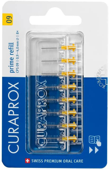 CURAPROX cps 09 scovolino prime refill yellow 8 pezzi