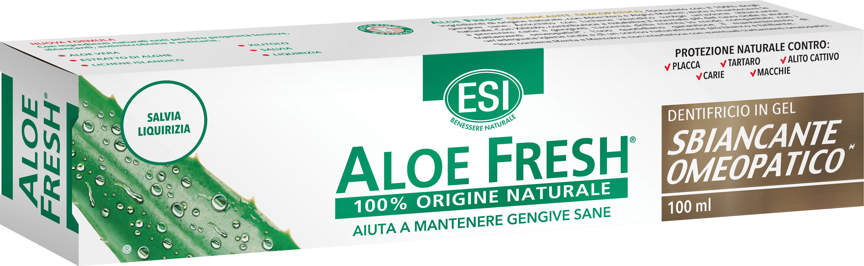 ESI aloe fresh sbiancante 100 ml