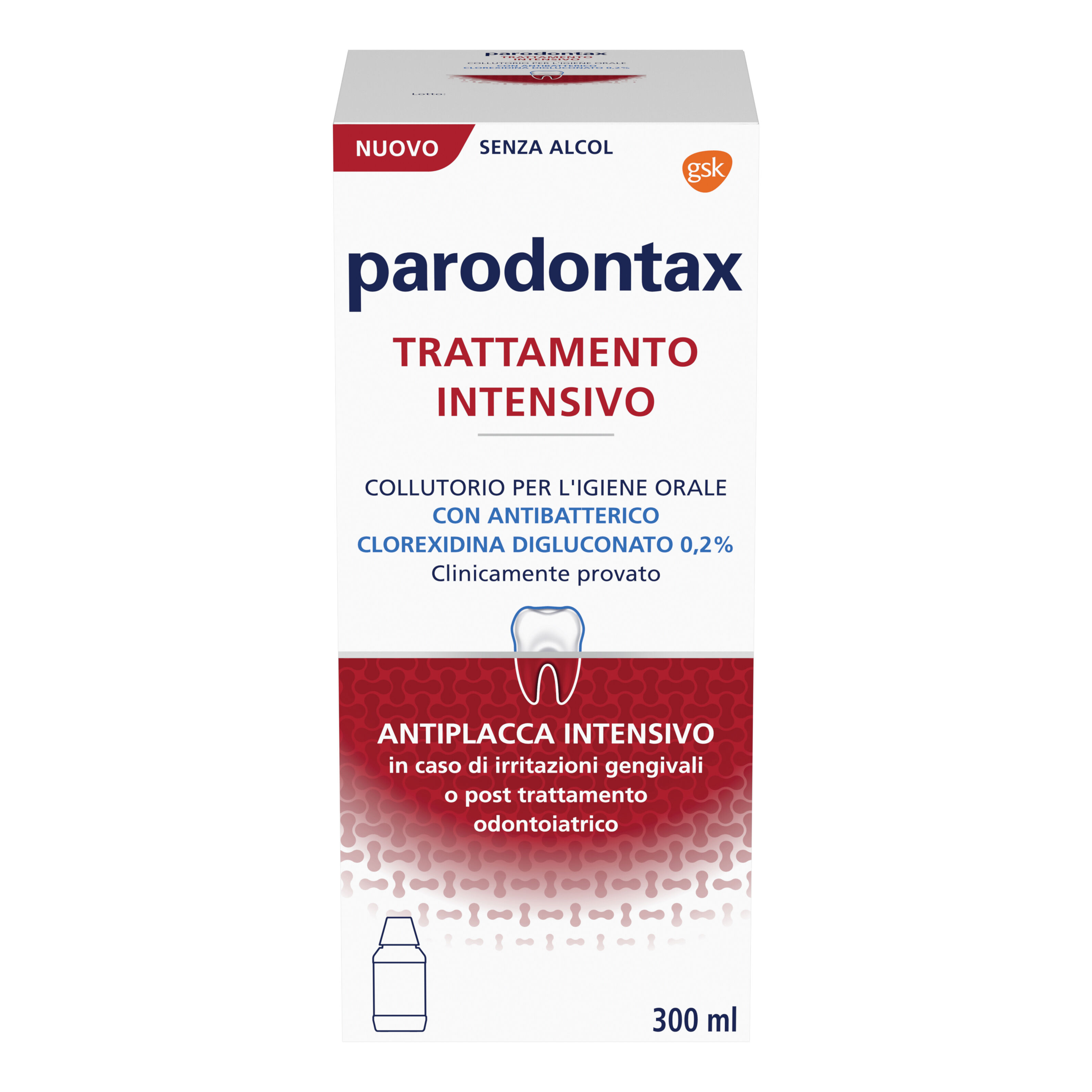 PARODONTAX mw clorexidina 0,2% 300 ml