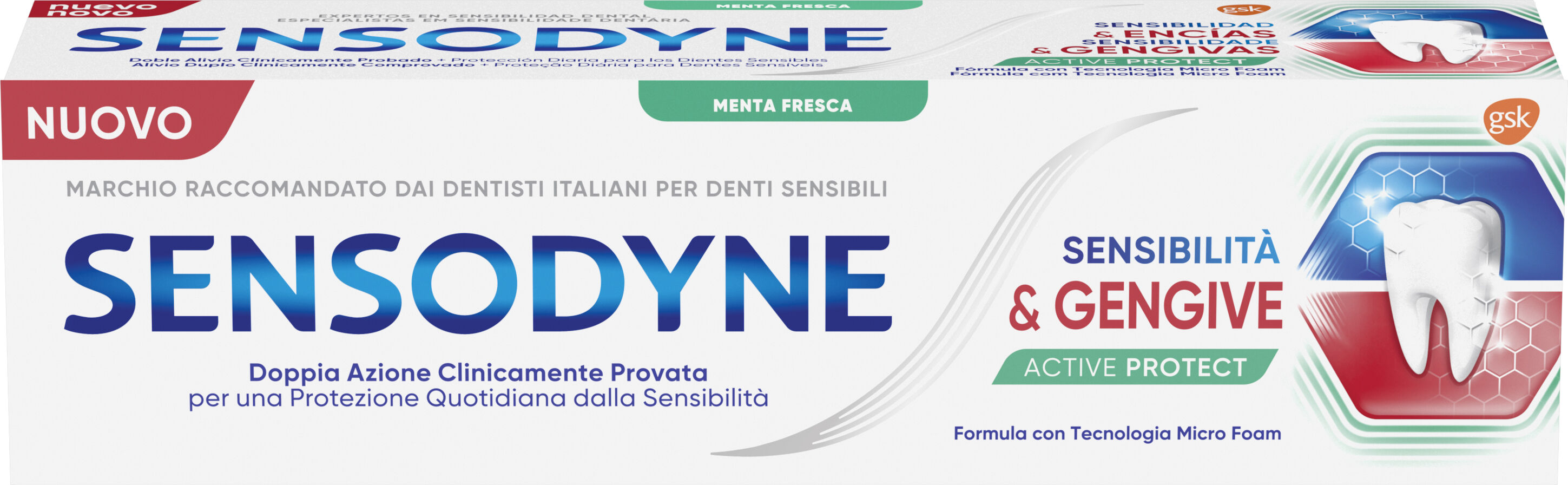 Sensodyne sens&gum act/prot 75 ml