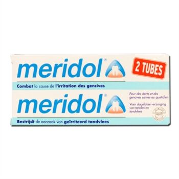 Meridol Linea Igiene Dentale Dentifricio Gengive Irritate 75 ml x 2 tubi