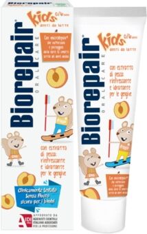 Biorepair Linea Igiene Orale Biorepari Kids Dentifricio 0-6 anni Pesca 50 ml