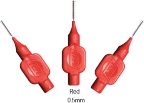 TePe Linea Cura Dentale Quotidiana 6 Scovolini Interdentali 0,5 Colore Rosso