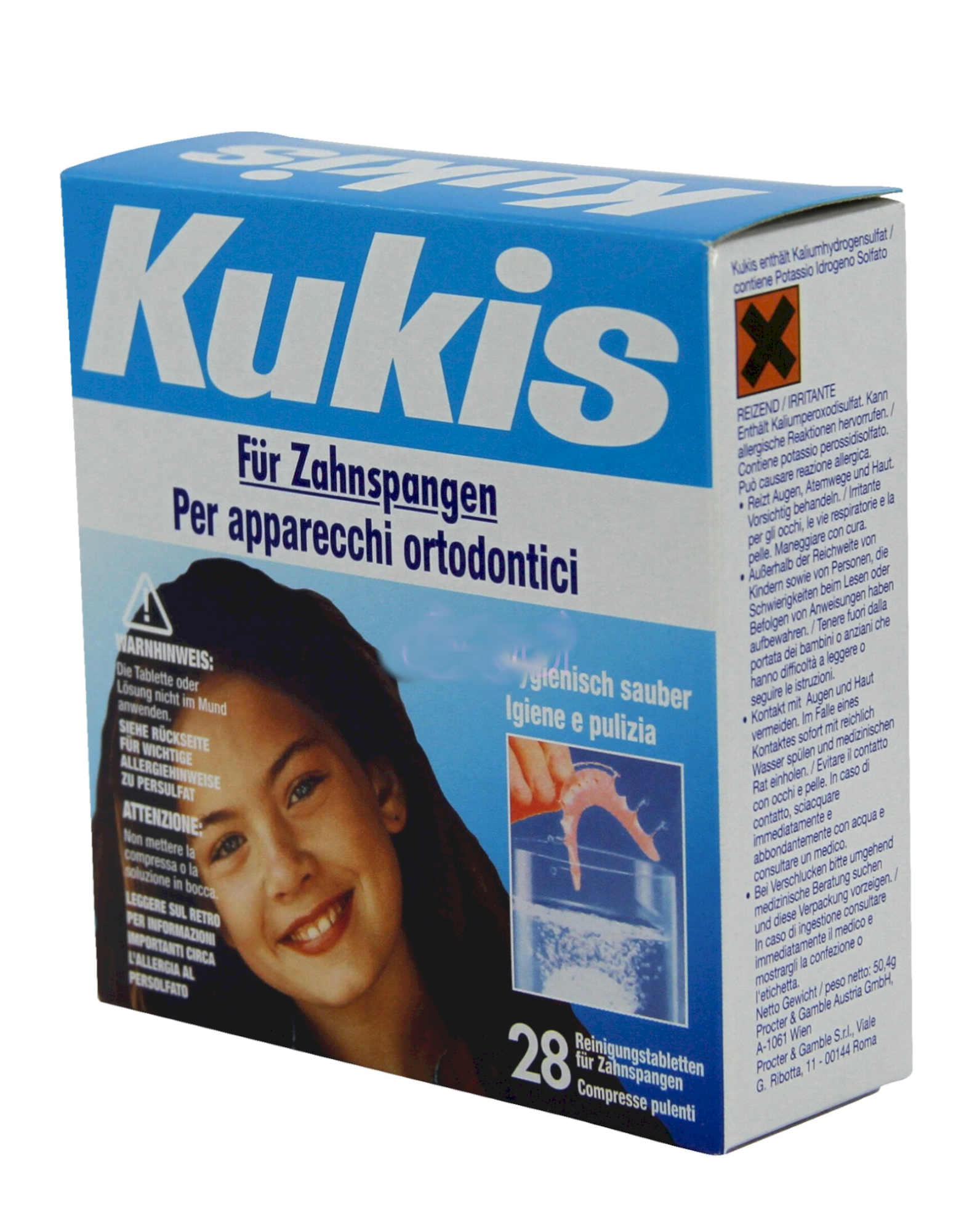 KUKIDENT Kukis Compresse Pulenti Per Apparecchi Odontoiatrici 28 Compresse