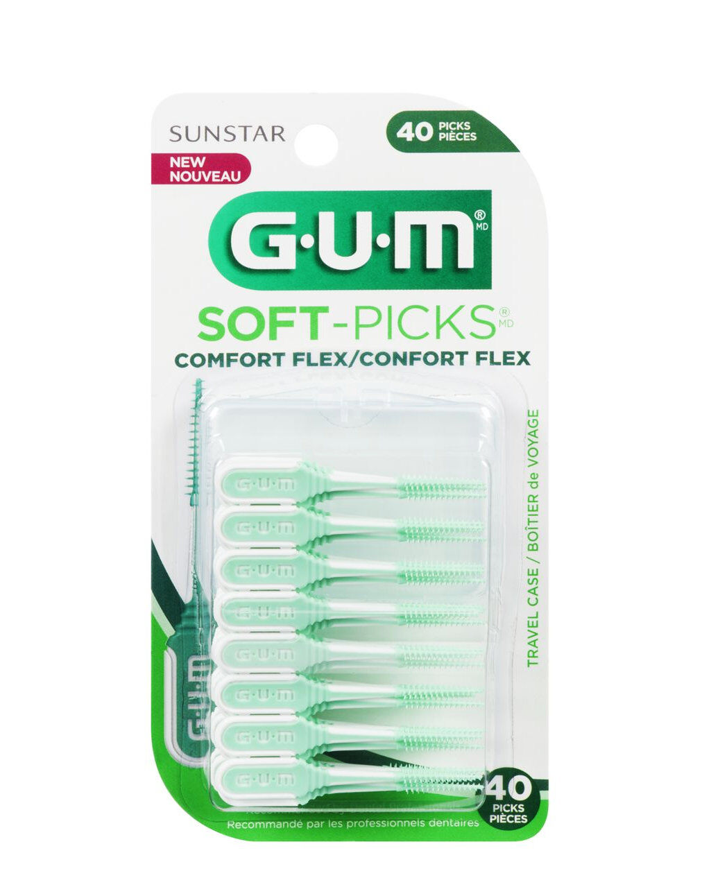 GUM Soft-Picks Comfort Flex 40 Soft-Picks Medium
