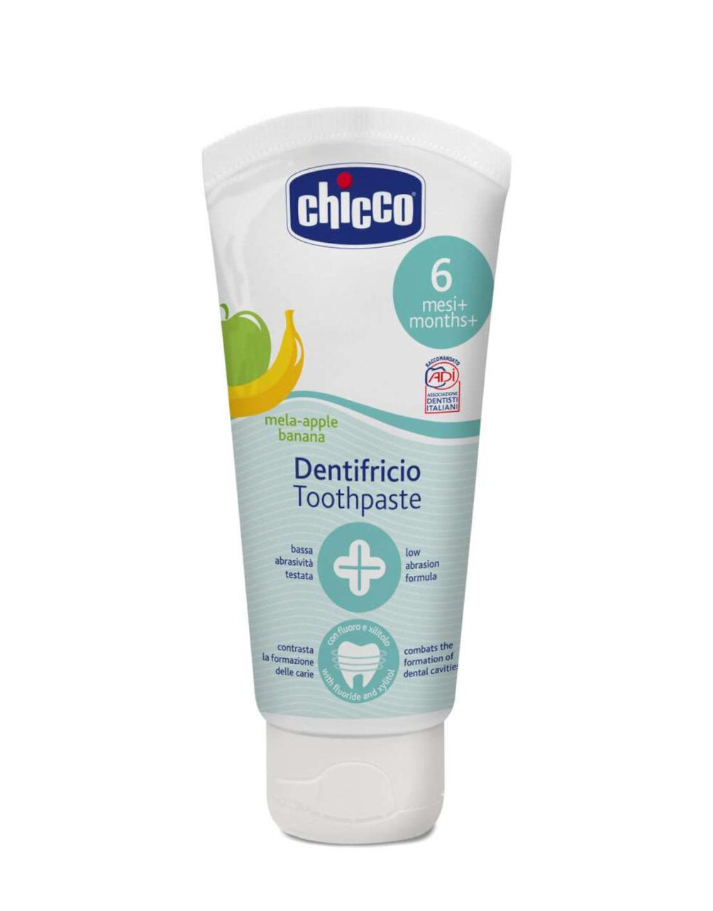 CHICCO Dentifricio 6+ Mesi 50 Ml Mela Banana